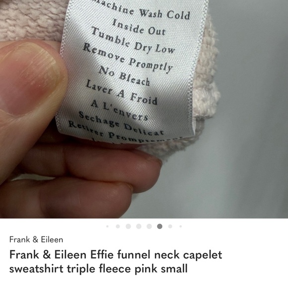 Frank & Eileen Effie Caplet in Pale Pink - Small - Picture 7 of 7